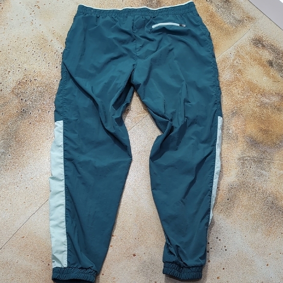 Reebok | Teal Mint Green Swishy Track Pants With Pockets Size M - Picture 6 of 11